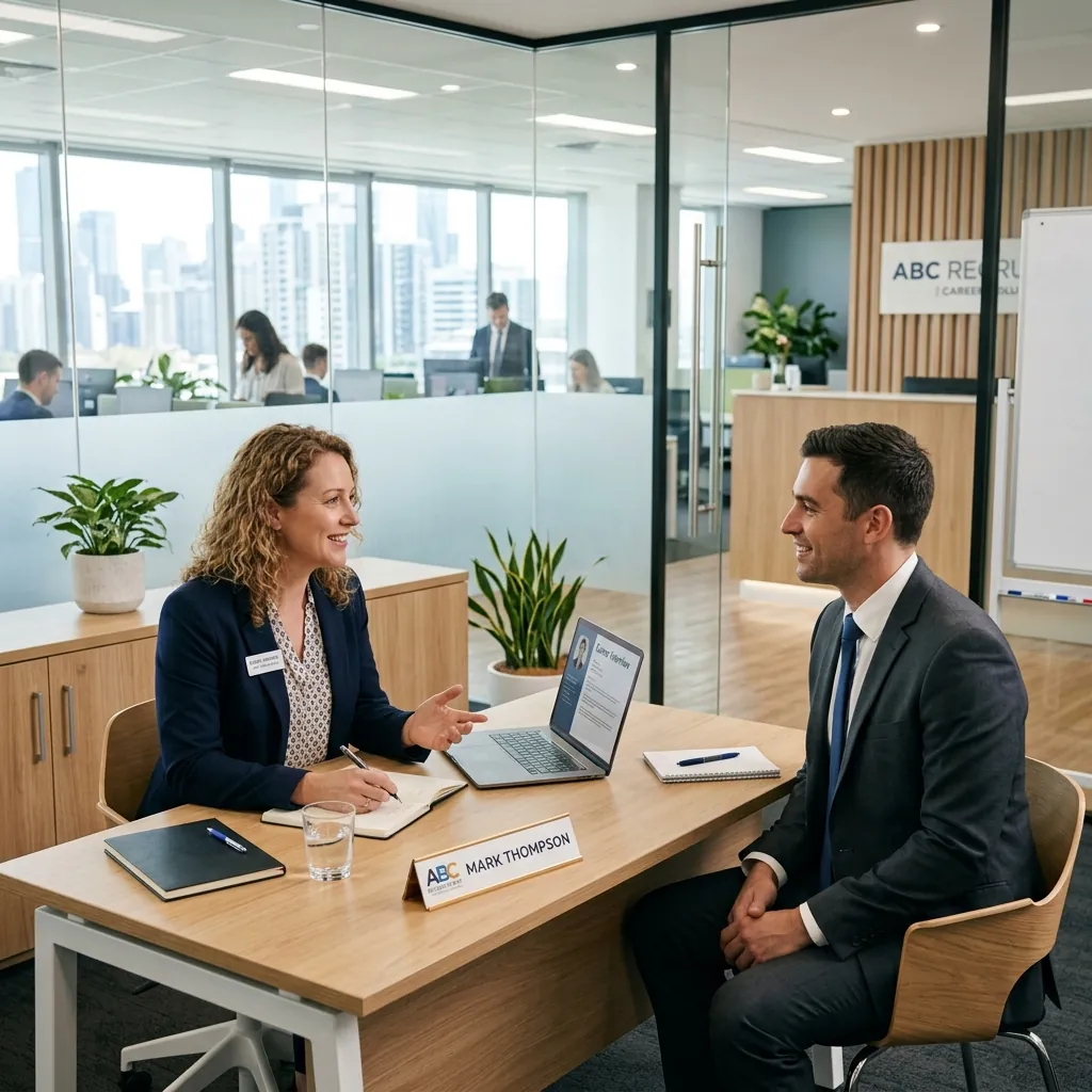 Careerlane Global consultant coaching a client for an international job interview